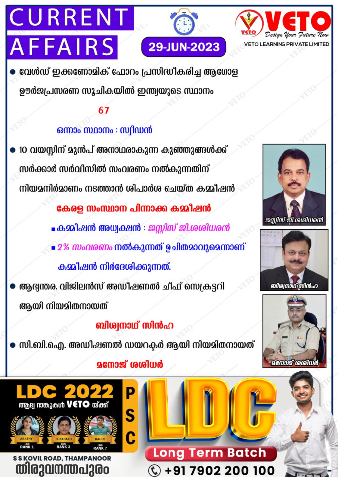 CURRENT AFFAIRS